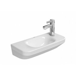 Umývátko Duravit Durastyle 50x22 cm bez otvoru pro baterii, bez přetoku 0713500000