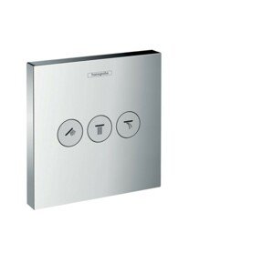 Ventil pod omítku pro 3 spotřebiče Hansgrohe Shower Select chrom 15764000