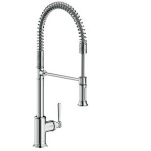 Dřezová baterie Hansgrohe Axor Montreux s vytahovací sprškou vzhled nerezu 16582800