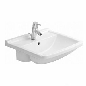 Umyvadlo Duravit D-Code 55x43 cm otvor pro baterii, s přetokem 23105500002