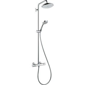 Sprchový systém Hansgrohe Croma na stěnu s termostatickou baterií chrom 27185000