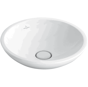 Umyvadlo na desku Villeroy & Boch Loop&Friends 43x43 cm bez otvoru pro baterii 51440001