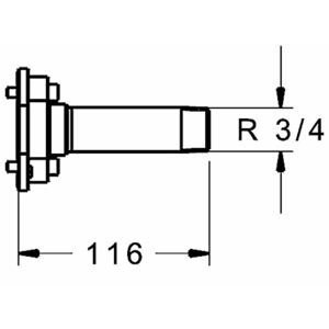 HANSA Flush connector 59914185