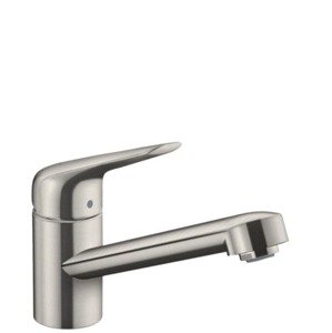 Dřezová baterie Hansgrohe Focus s otočným ramínkem vzhled nerezu 71808800