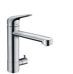 Dřezová baterie Hansgrohe Focus s uzavíracím ventilem chrom 71813000