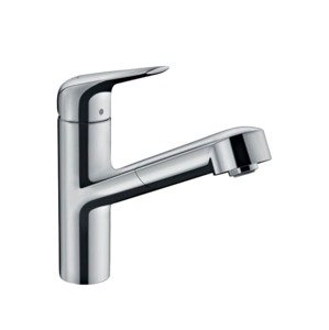 Dřezová baterie Hansgrohe Focus M42 s vytahovací sprškou chrom 71814000