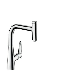 Dřezová baterie Hansgrohe Talis s vytahovací sprškou chrom 73852000