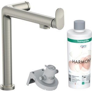 Dřezová baterie Hansgrohe Aqittura bez výpusti nerez 76802800