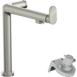 Dřezová baterie Hansgrohe Aqittura bez výpusti nerez 76804800