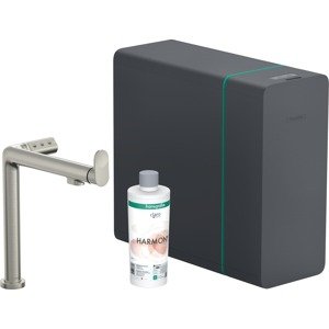 Dřezová baterie Hansgrohe Aqittura bez výpusti nerez 76837800