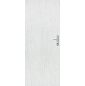 Bezpečnostní vchodové RC2 dveře Naturel Technické pravé 80 cm borovice bílá B2BB80P