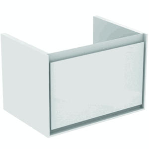 Koupelnová skříňka pod umyvadlo Ideal Standard Connect Air 58x40,9x40 cm bílá lesk/světle šedá mat E0847KN