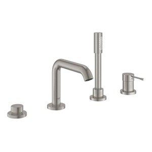 Vanová baterie Grohe Essence se sprchovým setem supersteel 19578DC1