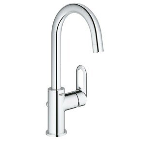 Vysoká umyvadlová baterie Grohe Loop s výpustí chrom 23763000