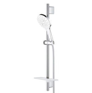 Sprchový set Grohe Rainshower SmartActive na stěnu s poličkou měsíční bílá 26576LS0