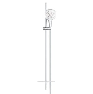 Sprchový set Grohe Rainshower SmartActive Cube na stěnu s poličkou měsíční bílá 26587LS0