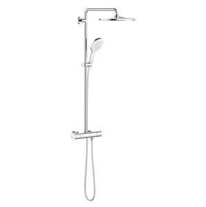 Sprchový systém Grohe Rainshower SmartActive na stěnu s termostatickou baterií měsíční bílá 26648LS0