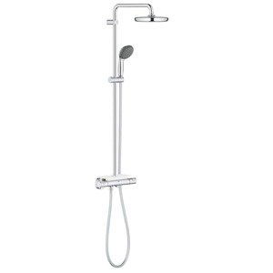 Sprchový systém Grohe Vitalio Start Systém 210 na stěnu s termostatickou baterií chrom 26814001