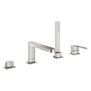 Vanová baterie Grohe Plus se sprchovým setem supersteel 29307DC3