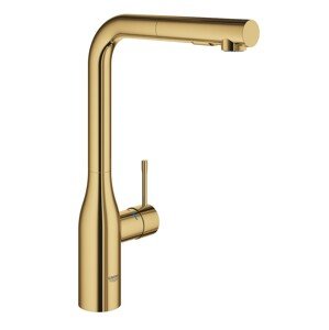 Dřezová baterie Grohe Essence New s vytahovací sprškou Cool Sunrise 30270GL0