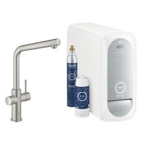 Dřezová baterie Grohe Blue Home s výpustí supersteel 31454DC1