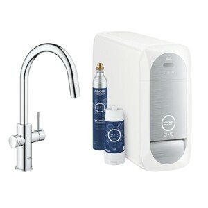 Dřezová baterie Grohe Blue Home s vytahovací sprškou chrom 31541000