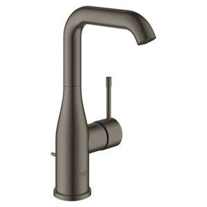 Vysoká umyvadlová baterie Grohe Essence New s otočným raménkem Brushed Hard Graphite 32628AL1