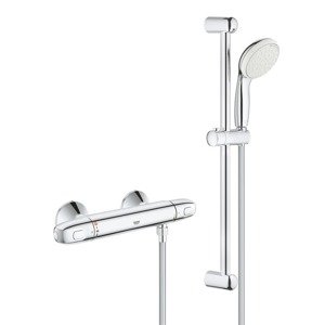 Sprchová baterie Grohe Grohtherm 1000 New se sprchovým setem 150 mm chrom 34557001