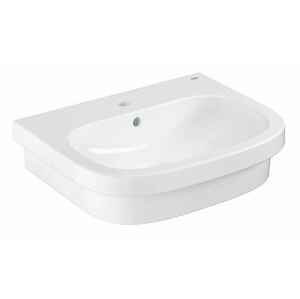 Umyvadlo na desku Grohe Euro Ceramic 60x48 cm alpská bílá otvor pro baterii uprostřed 3933700H