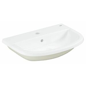 Zápustné umyvadlo Grohe Bau Ceramic 56x40 cm alpská bílá otvor pro baterii uprostřed 39422000