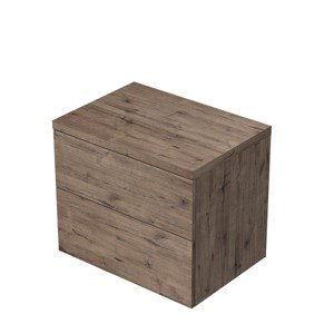 Koupelnová skříňka pod umyvadlo na desku Naturel Ratio 70x59,6x50 cm dub Wellington ND702Z56PU.D370