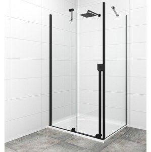 Sprchový kout obdélník 120x80 cm SAT Walk-In Xmotion SATBWIXM120STE80C