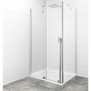 Sprchový kout obdélník 140x80 cm SAT Walk-In Xmotion SATBWIXM140STE80