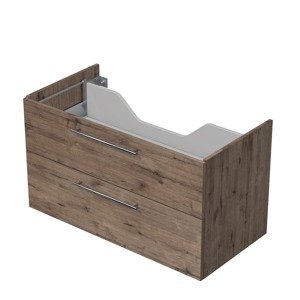 Koupelnová skříňka pod desku se 2 zásuvkami Naturel Ratio 100x56x50 cm dub Wellington ZB1002Z56.D370