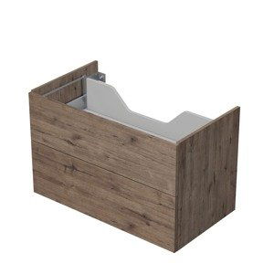 Koupelnová skříňka pod desku se 2 zásuvkami Naturel Ratio 90x56x50 cm dub Wellington ZB902Z56PU.D370