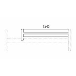 Zábrana A D914/BC - Domino, masiv buk