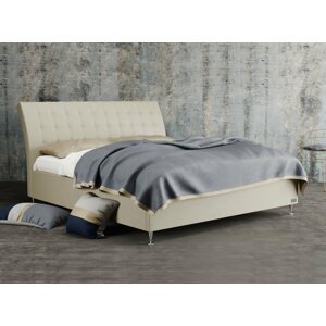 Luxusní čalouněná postel FRANCESCA, s úložným prostorem