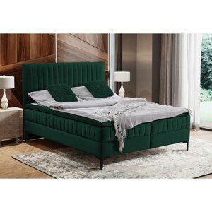 Čalouněná postel Dakota 140x200 cm Zelená