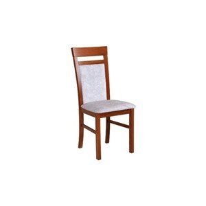 Jídelní židle MILANO 6 Bílá Tkanina 23X