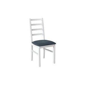 Jídelní židle NILO 8 Bílá Tkanina 19B