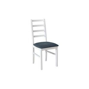 Jídelní židle NILO 8 Bílá Tkanina 33B