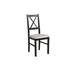 Jídelní židle NILO 10 Černá Tkanina 20B