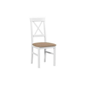 Jídelní židle NILO 14 Tkanina 32B Bílá