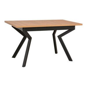 Rozkládací jídelní stůl IKON 4 - dub artisan/černé nohy