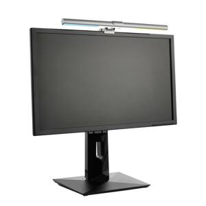 Briloner LED světlo se svorkou Screen, USB, CCT, stříbrná