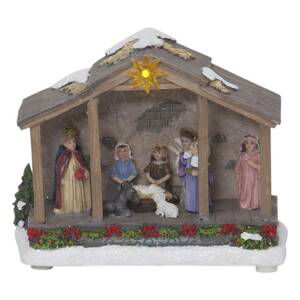 STAR TRADING Nativity LED dekorativní světlo, baterie, 19 cm