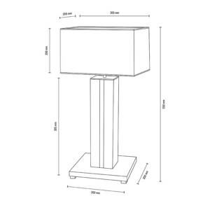 BRITOP Stolní lampa Elegance, stmívatelná, dub, béžová