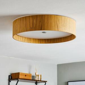 Domus Kulaté stropní LED svítidlo Lara wood, dub 55 cm