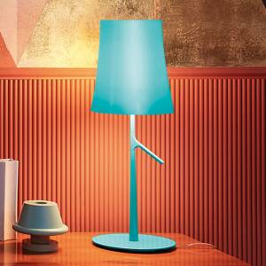 Foscarini Foscarini Birdie LED grande stolní lampa akvamarín