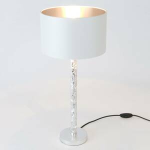 Holländer Stolní lampa Cancelliere Rotonda bílostříbrná 57cm